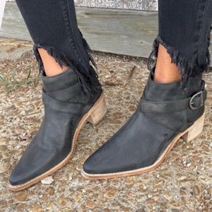 “NEW” Free People Back Loop Ankle Boot